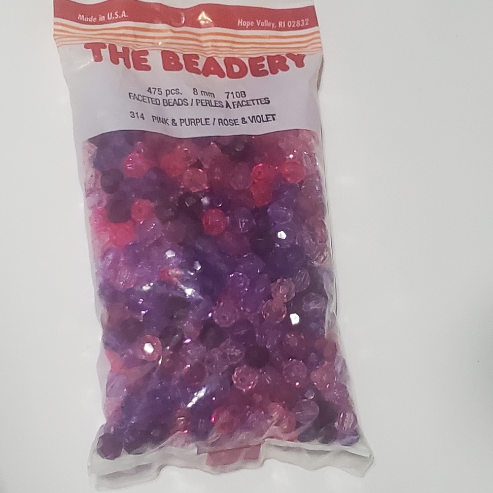 3/$15 475 8mm Faceted Bead The Beadery 045155831604